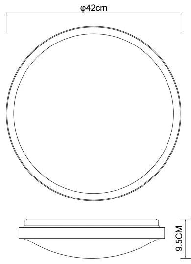 Globo 41766-24 - LED Stropné svietidlo SAMMI LED/24W/230V 3000/4500/6000K