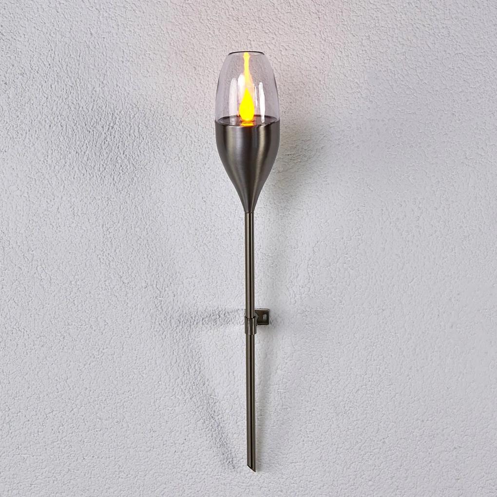 Solárna lampa Jari s mihajúcim LED