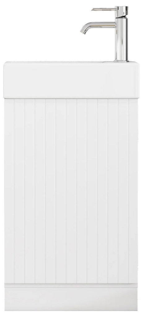 Voľne stojaca skrinka s umývadlom Houseland Ruvin 46 cm biela