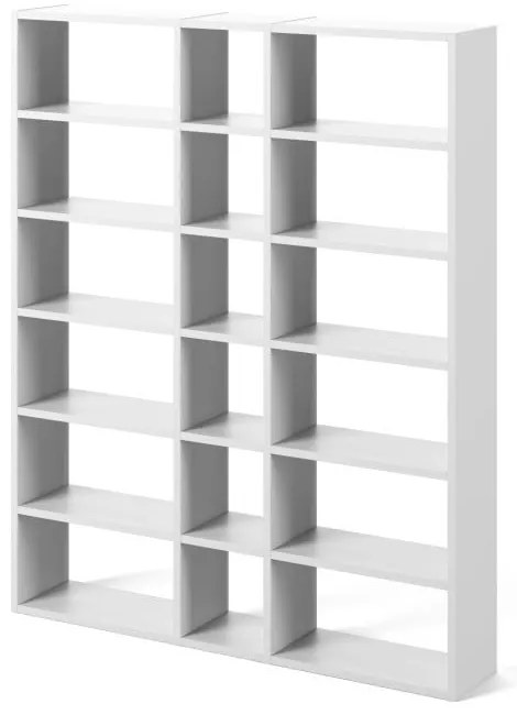 Biela knižnica TemaHome Pombal, šírka 182 cm