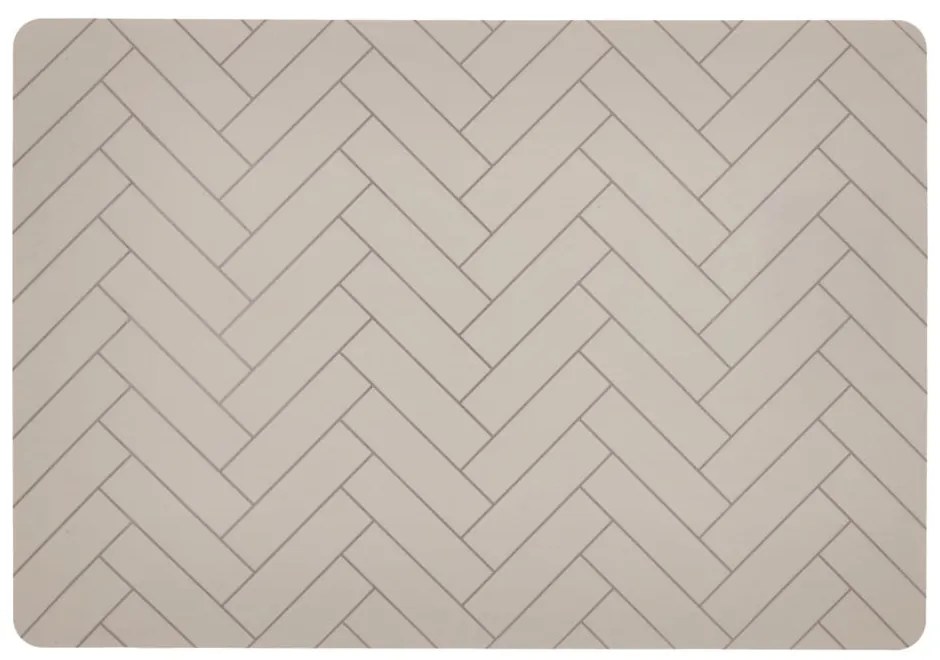 Béžové silikónové prestieranie Södahl Tiles, 33 x 48 cm