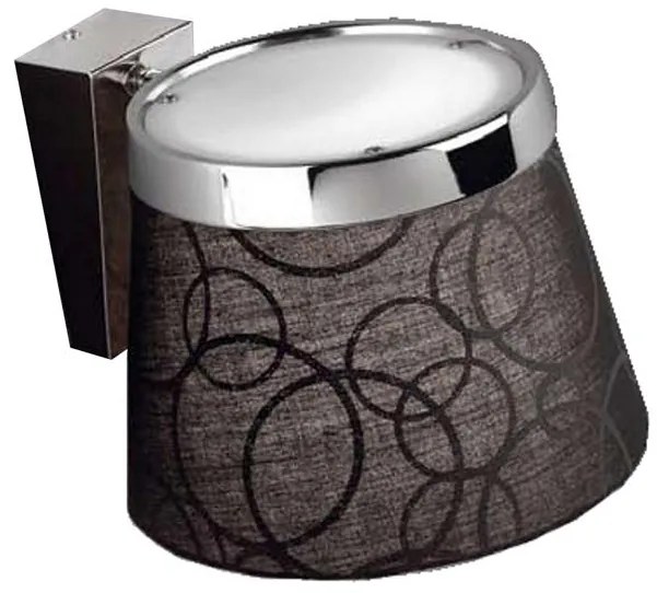 Candellux IMPRESJA Nástenné svietidlo 1*60W E27 Black Chrome 21-46324