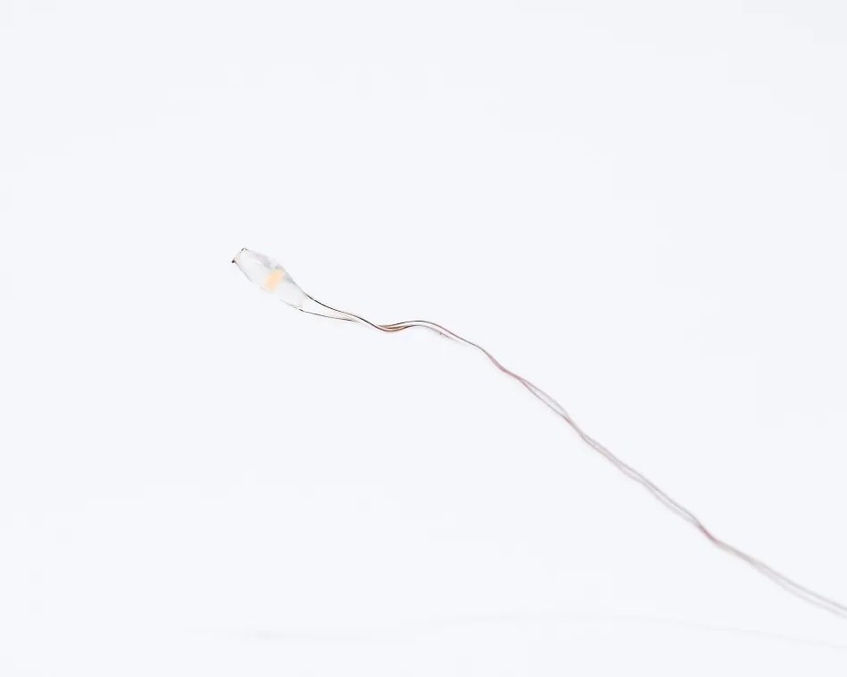 DECOLED LED světelný řetěz na baterie, růžová, 20 diod, 2,3 m