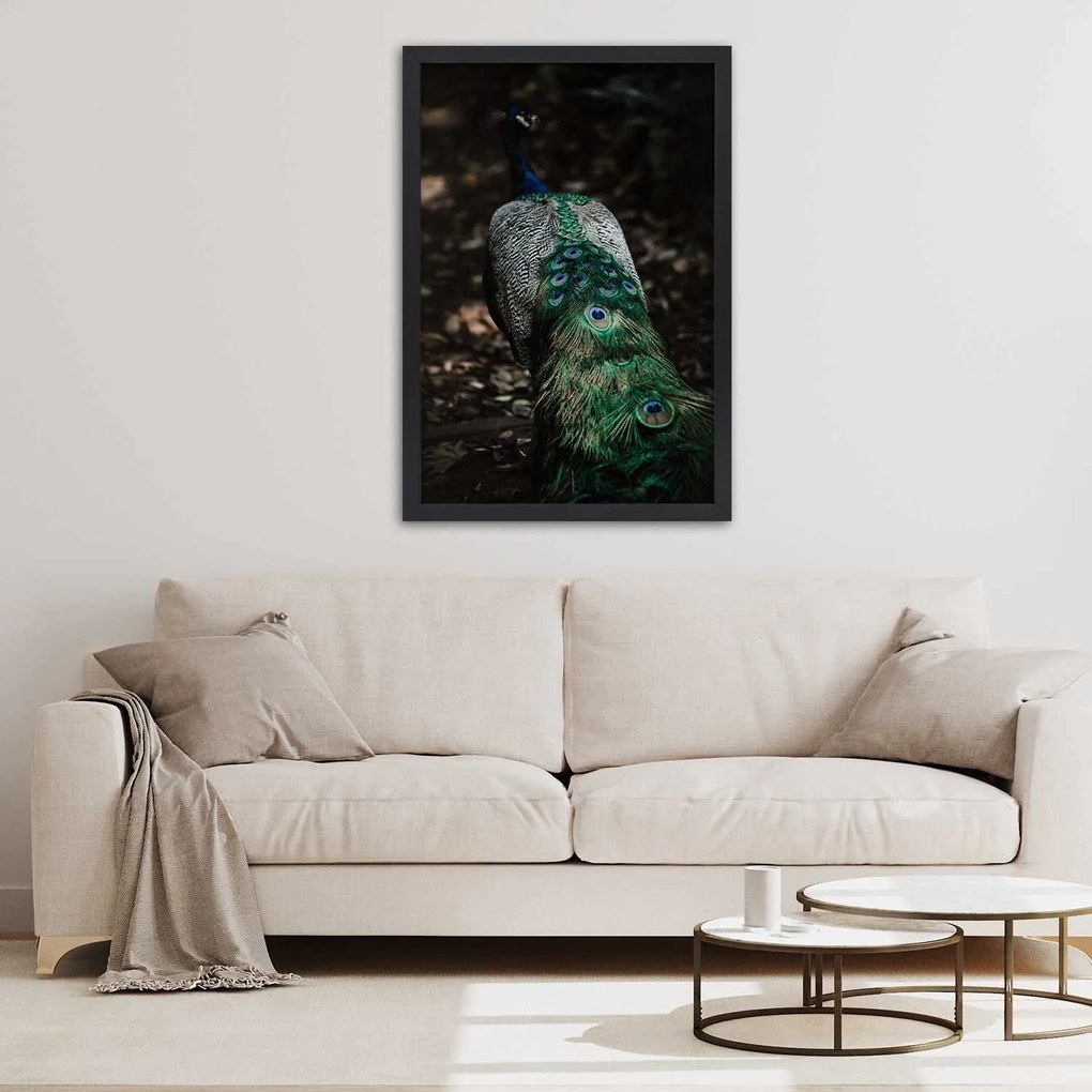 Gario Plagát Páví chvost Farba rámu: Bez rámu, Rozmery: 40 x 60 cm
