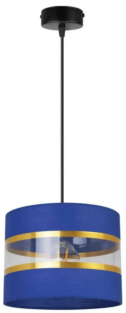 Závesné svietidlo Elegance, 1x textilné tienidlo (výber zo 6 farieb), (výber z 2 farieb konštrukcie), g