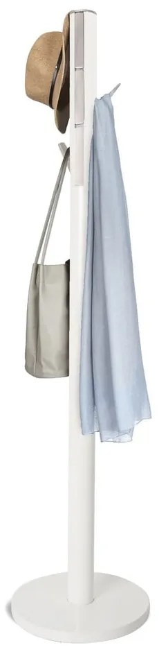 Biely vešiak z kaučukového dreva Flapper - Umbra