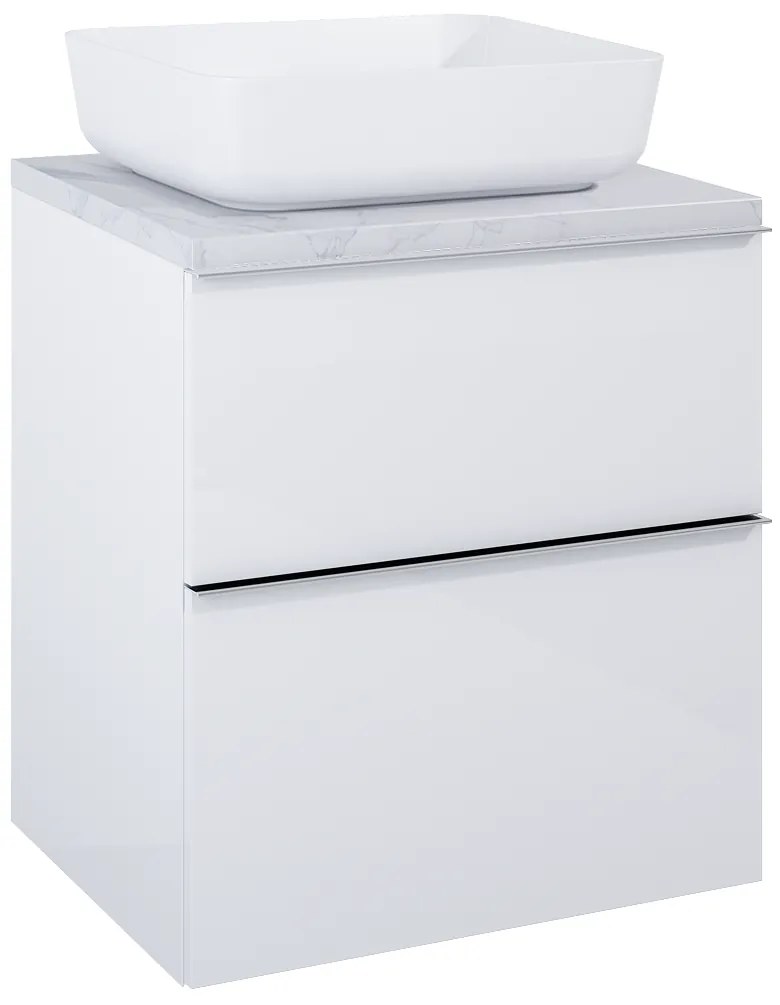 Elita Look, skrinka pod umývadlo 60x45x64 mm 2S PDW, biela matná, ELT-167592