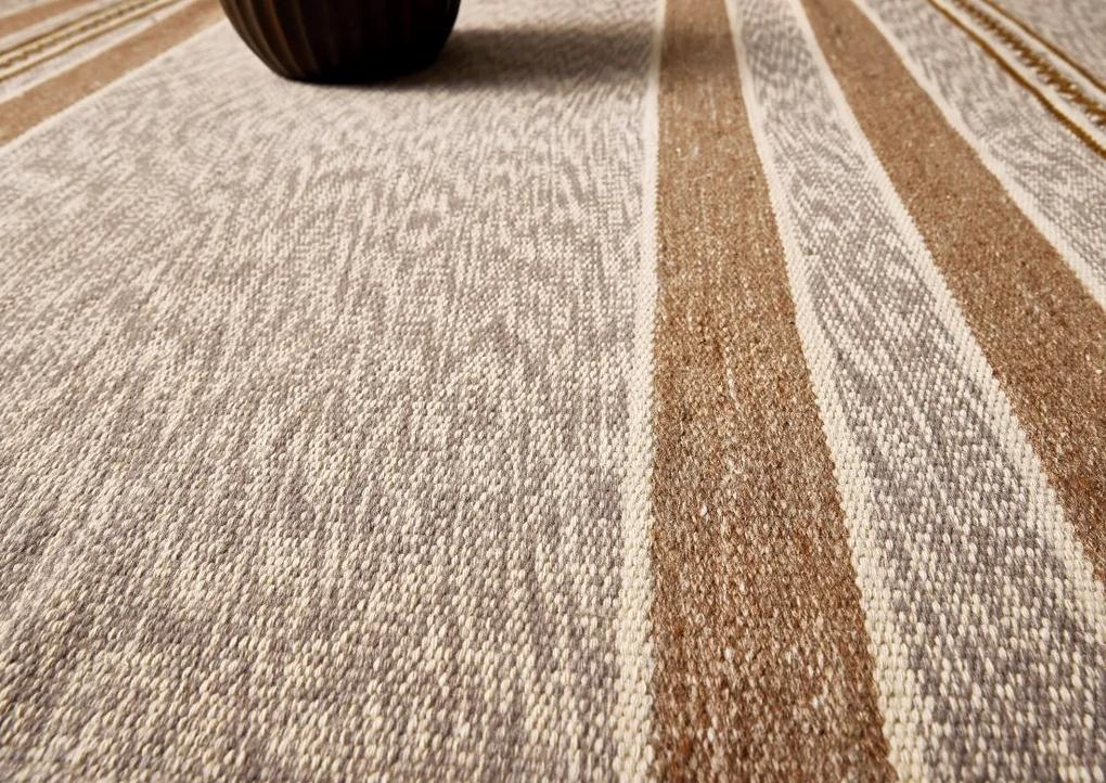 Diamond Carpets koberce Ručne viazaný kusový koberec Wild West DESP HL62 Natural Brown - 160x230 cm