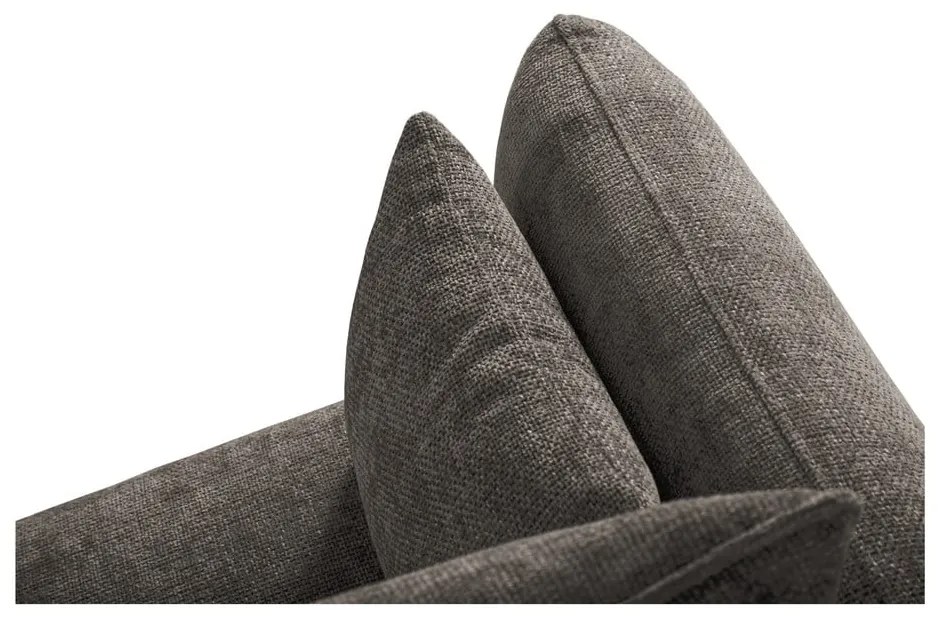 Sivá rohová pohovka (pravý roh) Matera – Cosmopolitan Design