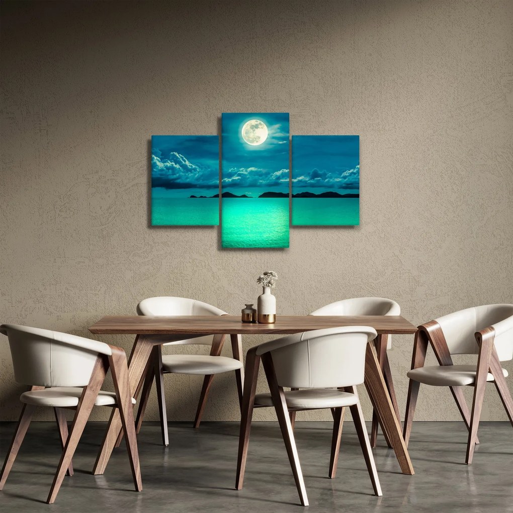 Obraz - Spln nad hladinou (90x60 cm)