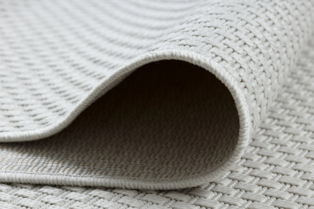 Koberec TIMO 6272 SIZAL exteriérový, biely