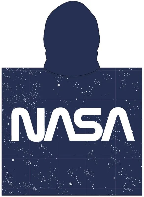 Detské pončo - osuška s kapucňou NASA - 55 x 110 cm