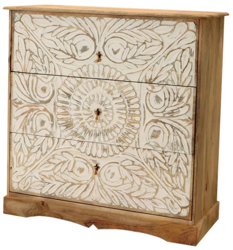 Komoda Sita 115x115x45 indický masív mango