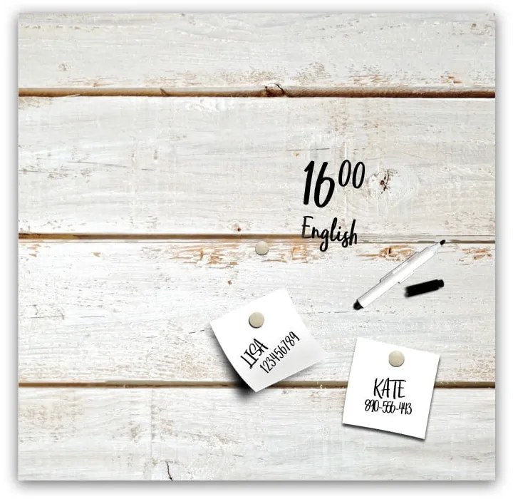 Magnetická tabuľa Styler Shabby S, 30 × 30 cm