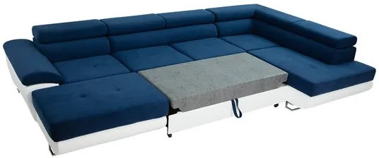 Rohová sedacia súprava Alvin Bis Premium, Dostupné poťahy: Terra 05 + Terra 05 + Terra 15 ECO, Strana: Ľavá