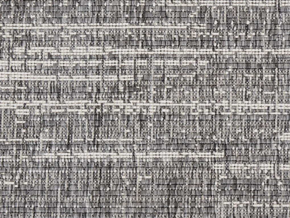 ELLE Decoration, Kusový koberec Gemini 105543 Silver z kolekcie Elle – na von aj na doma, 120x170, šedá, chodba / predsieň