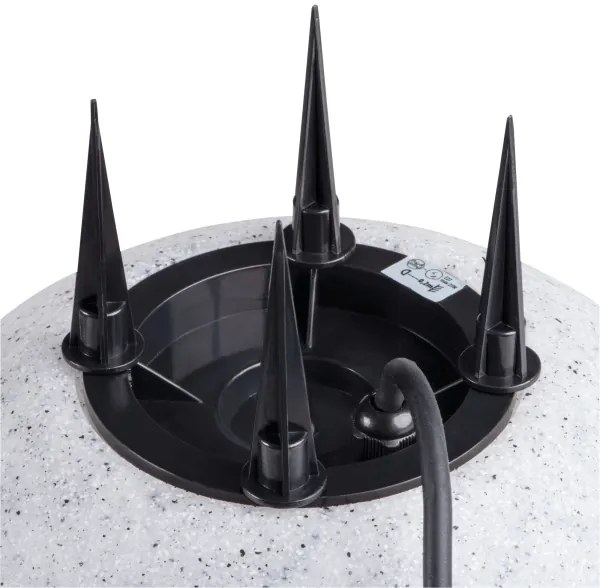 Kanlux 24651 - Vonkajšia lampa STONO 1xE27/25W/230V pr. 30 cm IP65