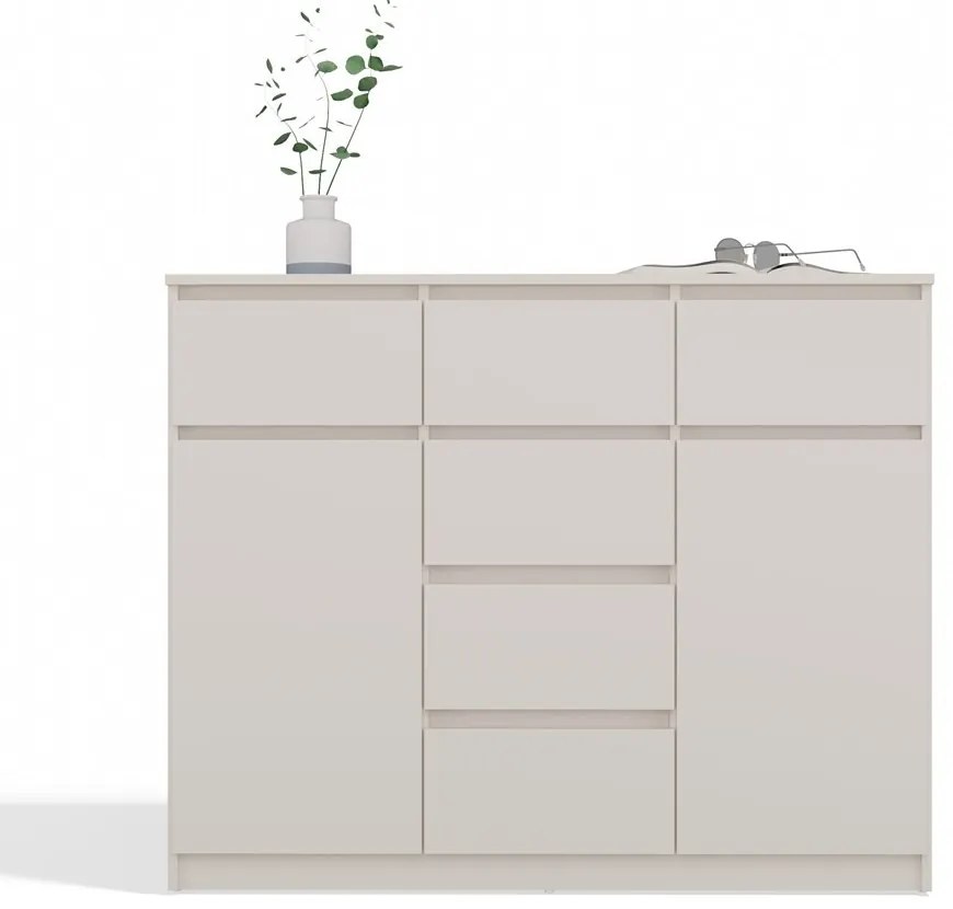 Komoda MALWA 2D6S 120 cm kašmírová