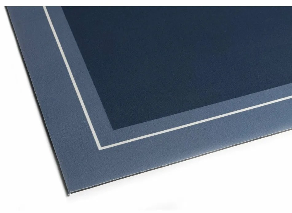 AQUALINE PCD012 kúpeľňová predložka 50 x 80 cm, modrá