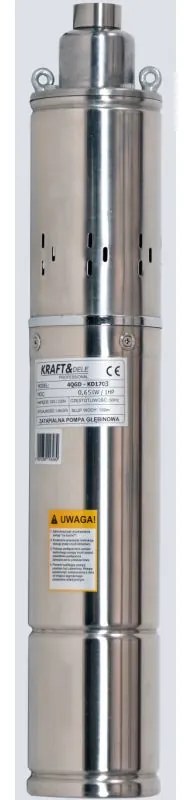 Ponorné skrutkové čerpadlo, 100mm / 0,65kW / 45l/min | KD1703
