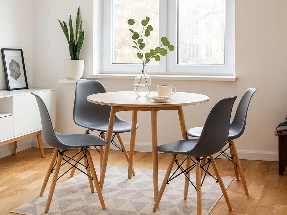 CH Jedálenská stolička Theo - sivá