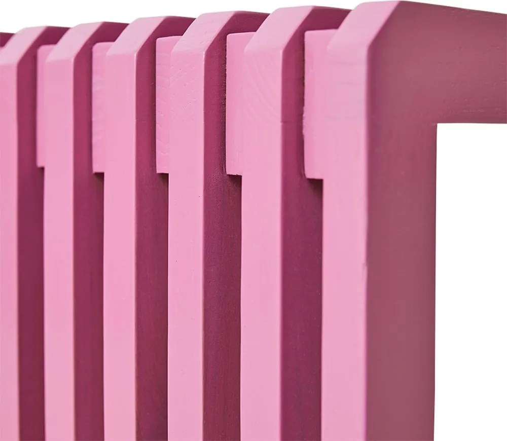 Béžová drevená lamelová lavica Slatted L - 160*27*35 cm
