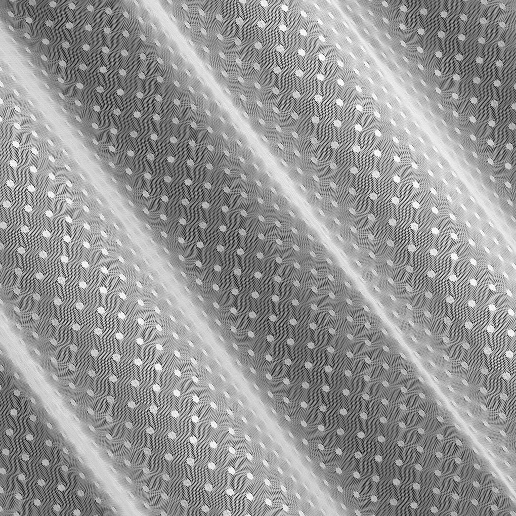 ZÁCLONA NA KRÚŽKOCH JULITA 140X250 CM BIELA