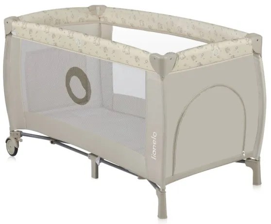 Lionelo - Cestovná postieľka SVEN PLUS béžová