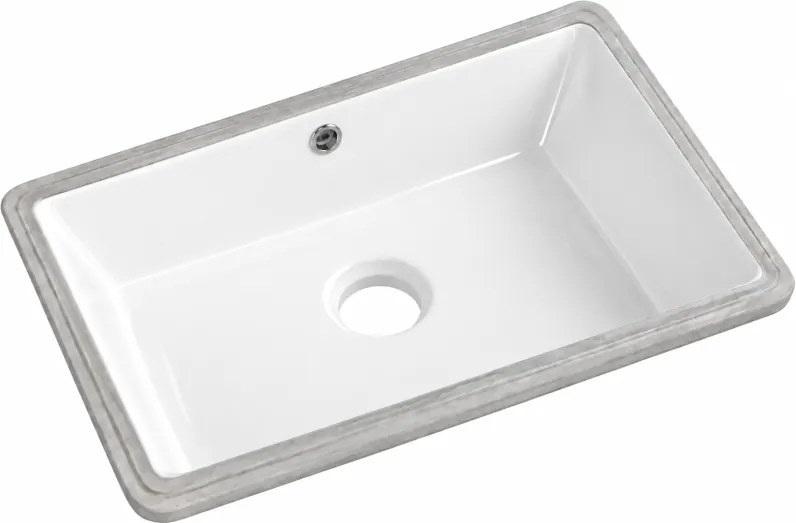 Mexen Venus vstavané umývadlo 54 x 35 cm, biele - 25415400