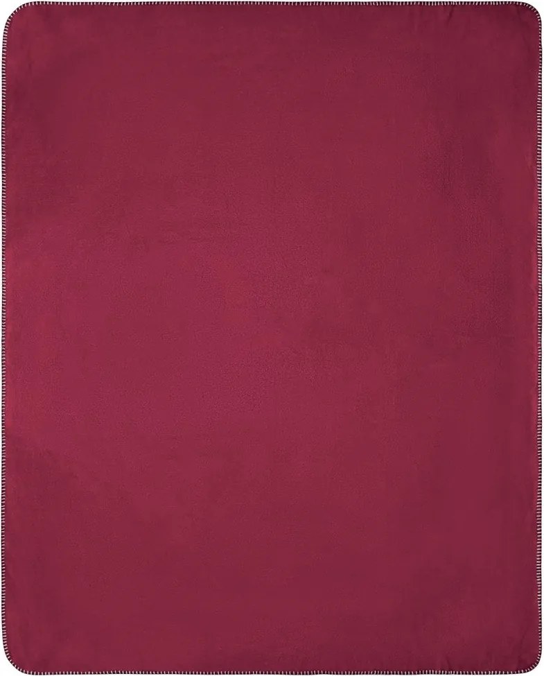 Daiber Fleecová deka JN1901 - Tmavozelená / natural