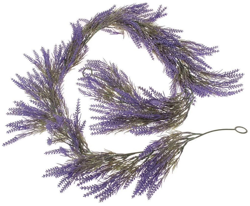 Umelá girlanda Levandule, 170 cm