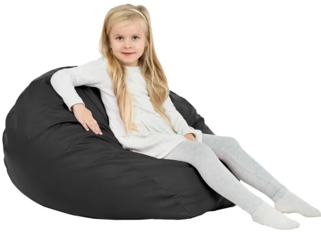 Sedací vak SAKO čierny ekokoža