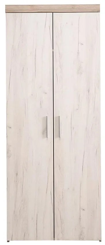 Skriňa Arno 2K šedá/biely dub 11008691