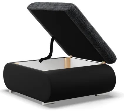 Taburetka FORESTA popolová / čierna