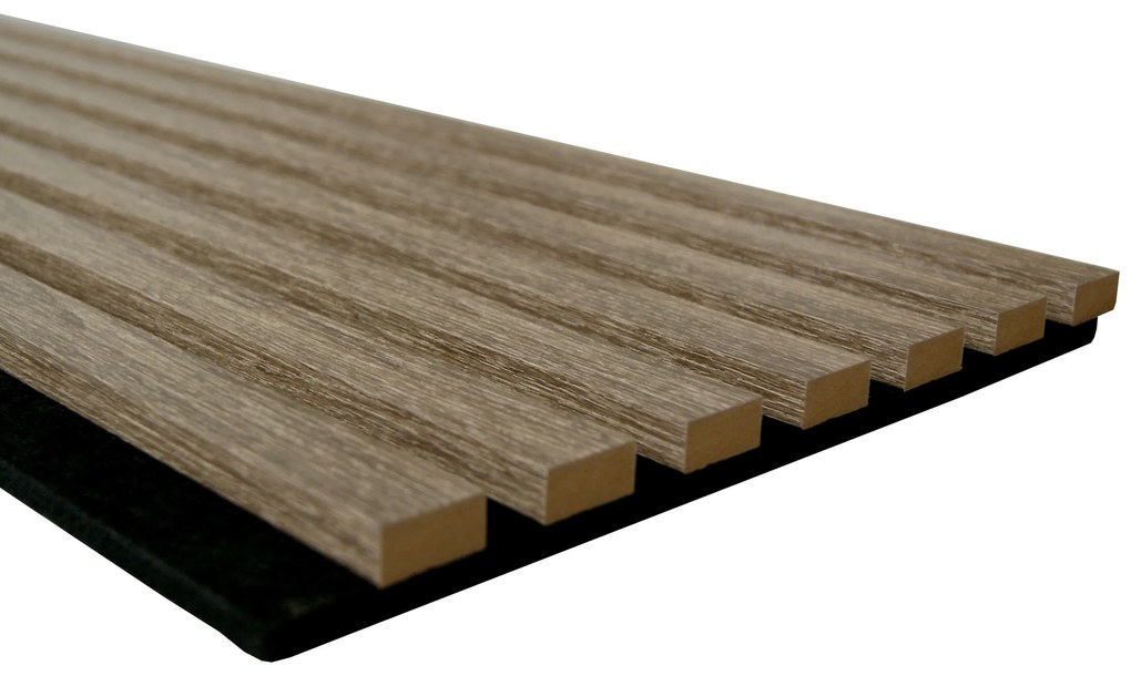 TRENDIE 3D Drevené lamely na stenu 255x30 cm - SANTALOVÉ DREVO