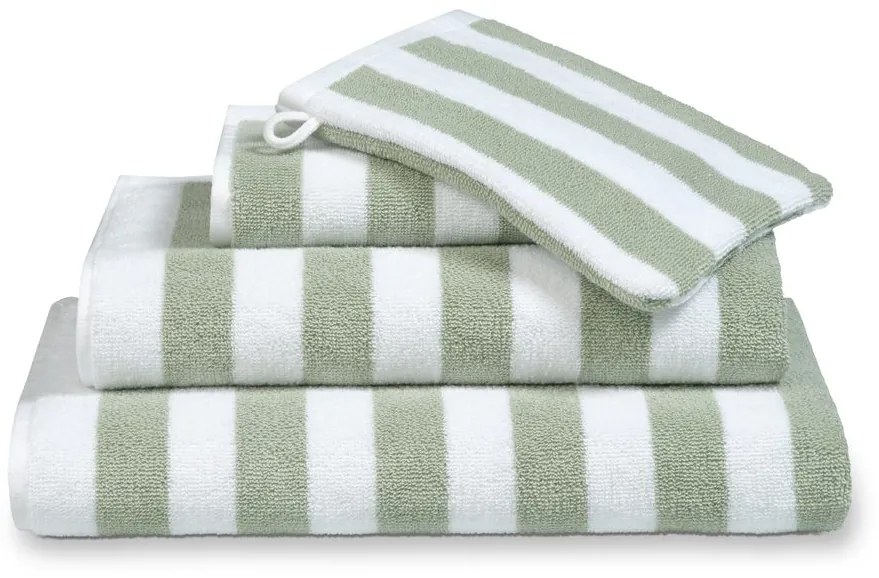 Vandyck Uterák Verona Stripes smoke green - 60x110 cm