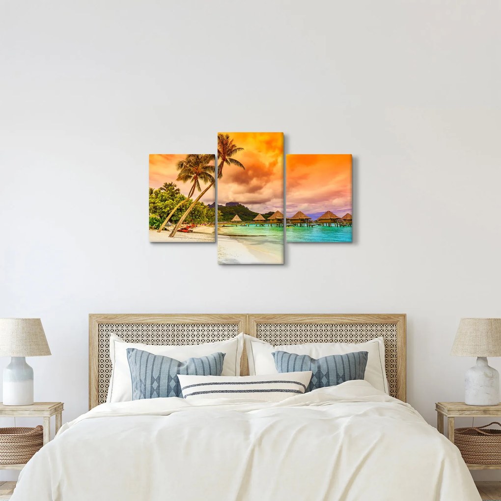 Obraz - Ostrov Bora Bora (90x60 cm)