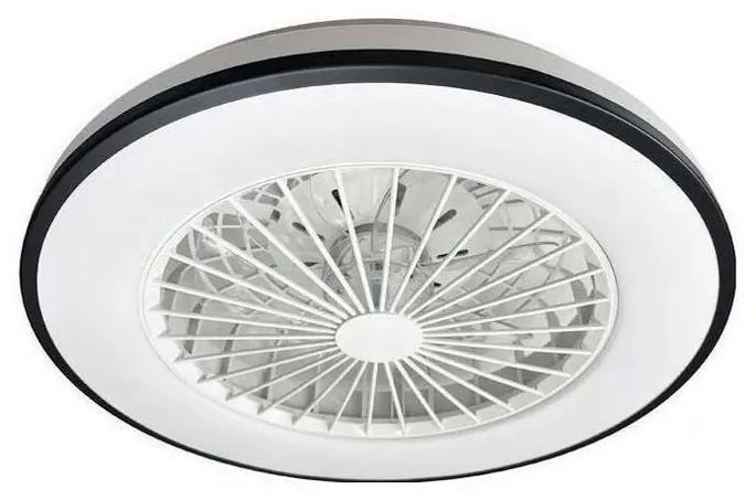 LED Stropné svietidlo s ventilátorom OPAL LED/48W/230V + diaľkové ovládanie