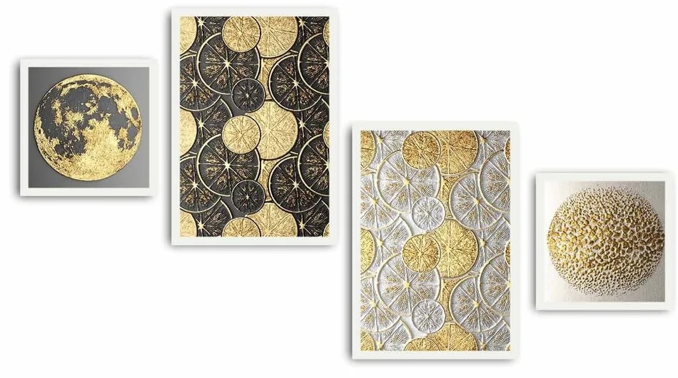 Obrazy v súprave 4 ks 35x50 cm – Wallity