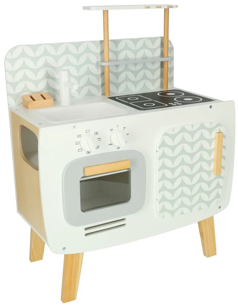 KIK Drevená retro kuchynka MDF LULILO