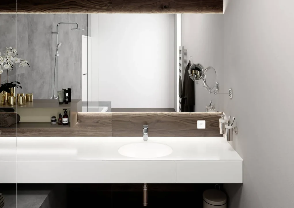 Hansgrohe Vernis Blend, umývadlová batéria 100 bez odtokovej súpravy, EcoSmart, chrómová, HAN-71580000