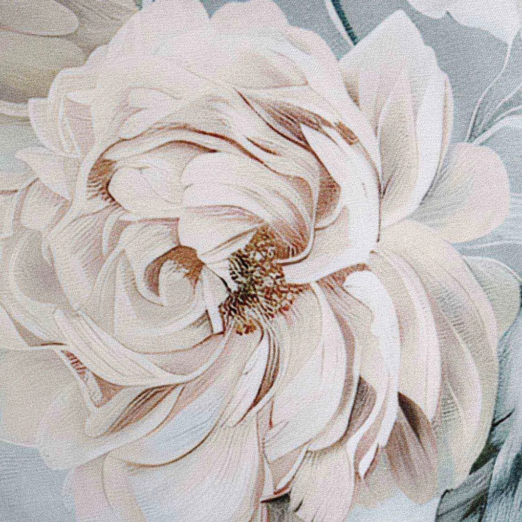 SATÉNOVÉ OBLIEČKY LUXURY HAVIN 200X220 CM, 2KS 70X80 CM KVETY