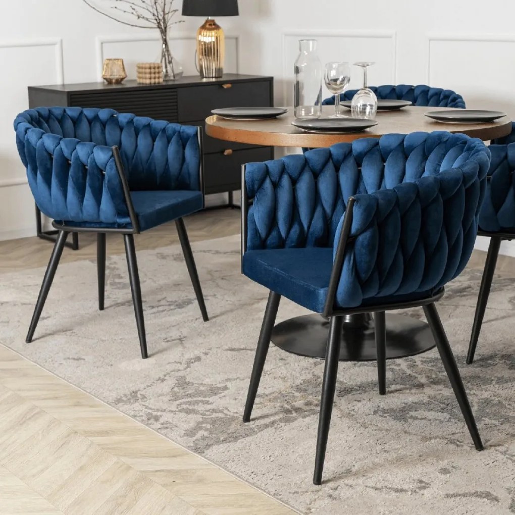 PROXIMA.store - Čalúnená jedálenska stolička ELENA FARBA: sivá