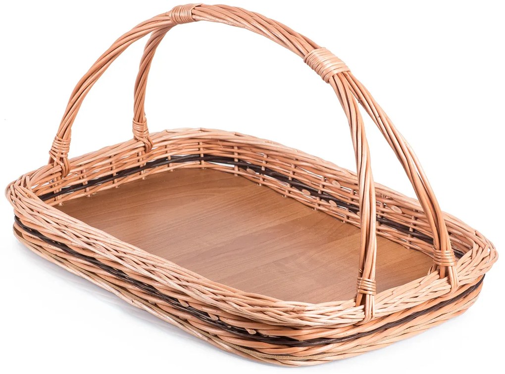 Podnos prútený Bakke I.š. 47 x hl. 36 x v. 6/30(cm)