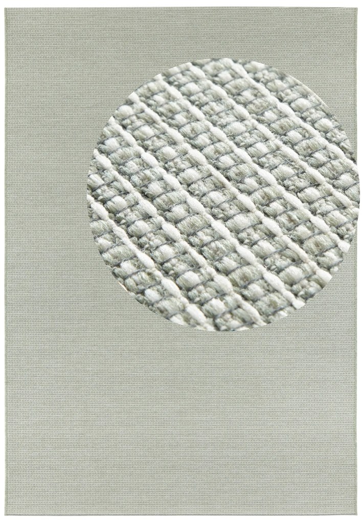 ELLE Decoration, Kusový koberec Secret 103557 Green z kolekcie Elle – na von aj na doma, 200x290, zelená, chodba / predsieň