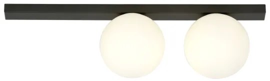 Stropné svietidlo FIT 2xE14/10W/230V čierna/biela