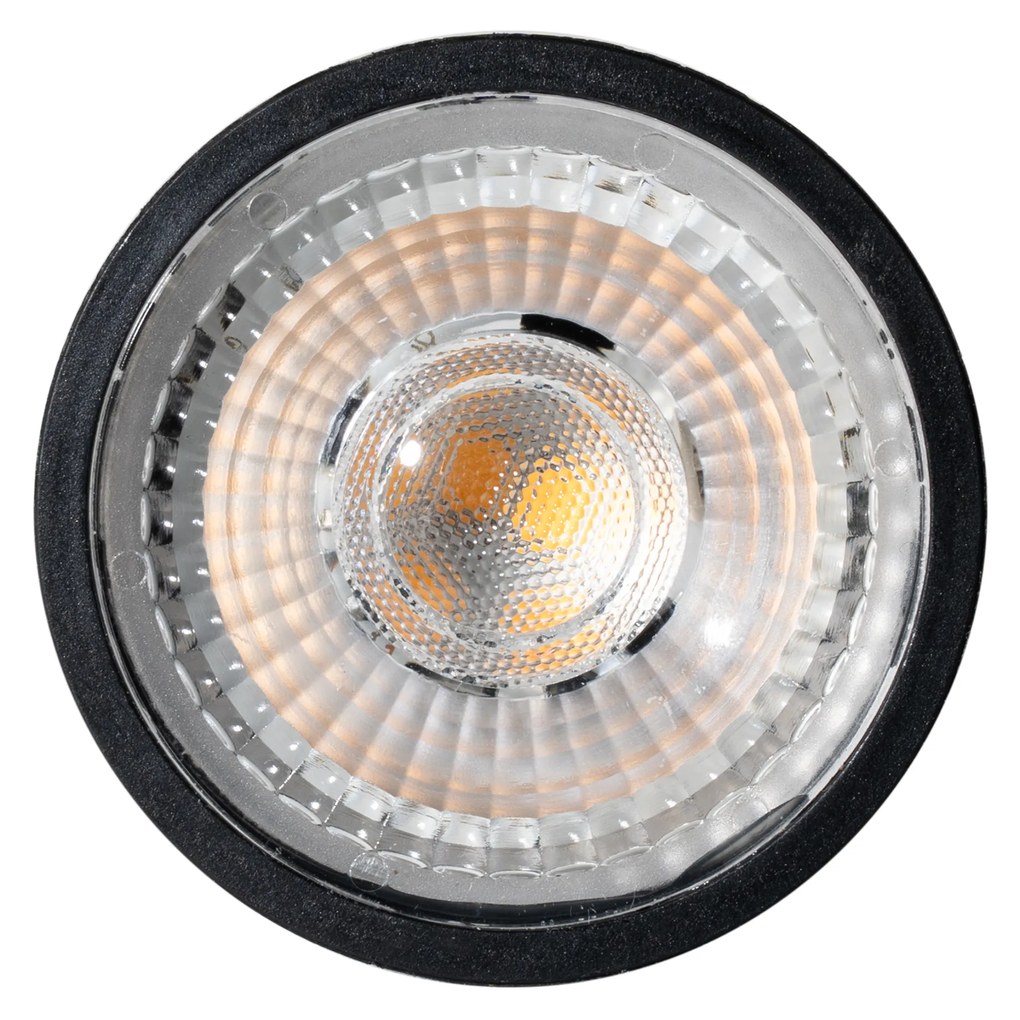 Sada 5 stmievateľných LED žiaroviek GU10 čierna 6W 450 lm 3000K