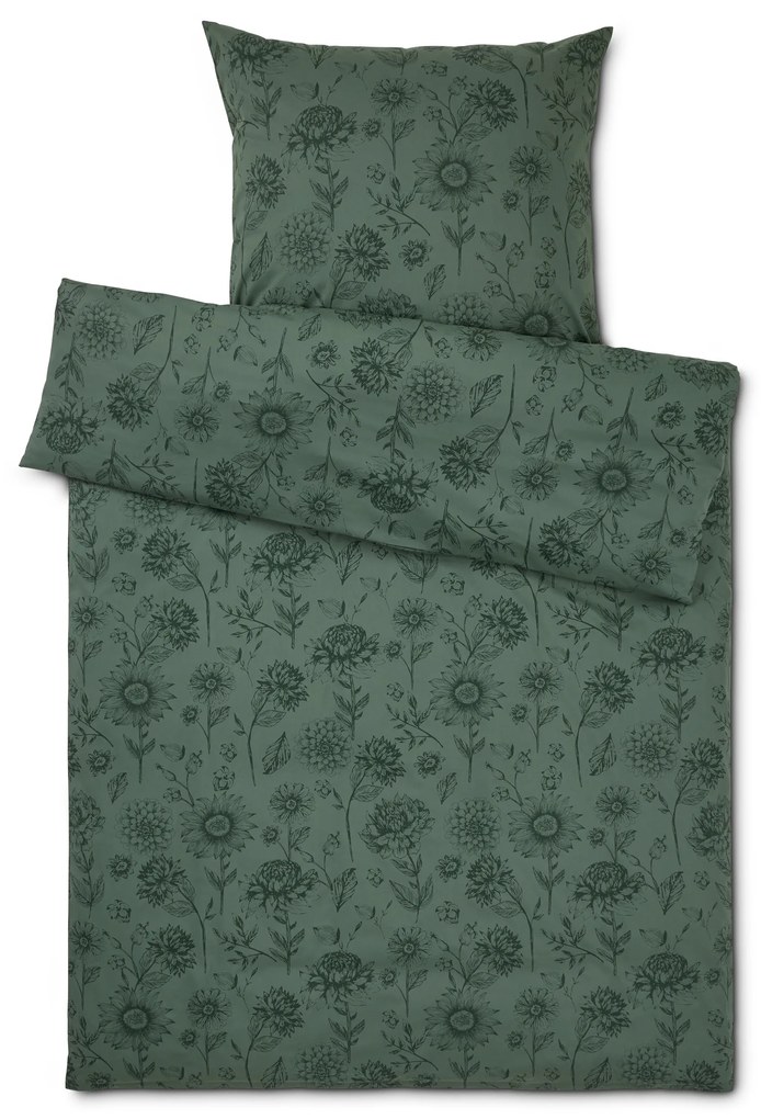 Posteľná bielizeň renforcé, štandardná veľkosť, zelená