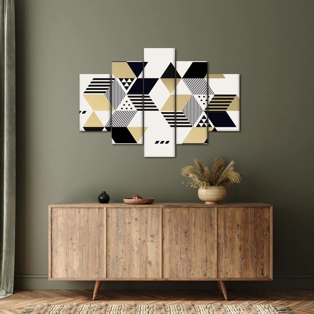 Obraz - Geometrické tvary N⁰1 (150x105 cm)
