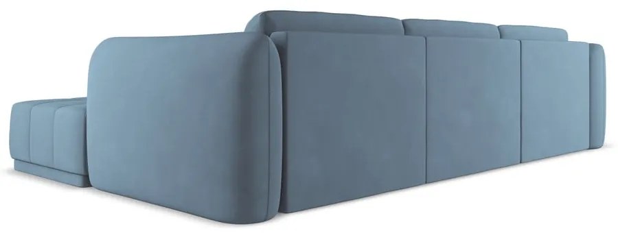 Svetlomodrá rohová pohovka (pravý roh) Hoku – Makamii